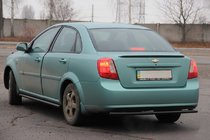 Chevrolet Lacetti 2003–2024 Bageste beskyttelsesbøjle AK002 Black (42 mm, rustfrit stål) foto 4