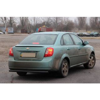 Bageste beskyttelsesbøjle AK002 Black (42 mm, rustfrit stål) Chevrolet Lacetti 2003–2024 foto 3