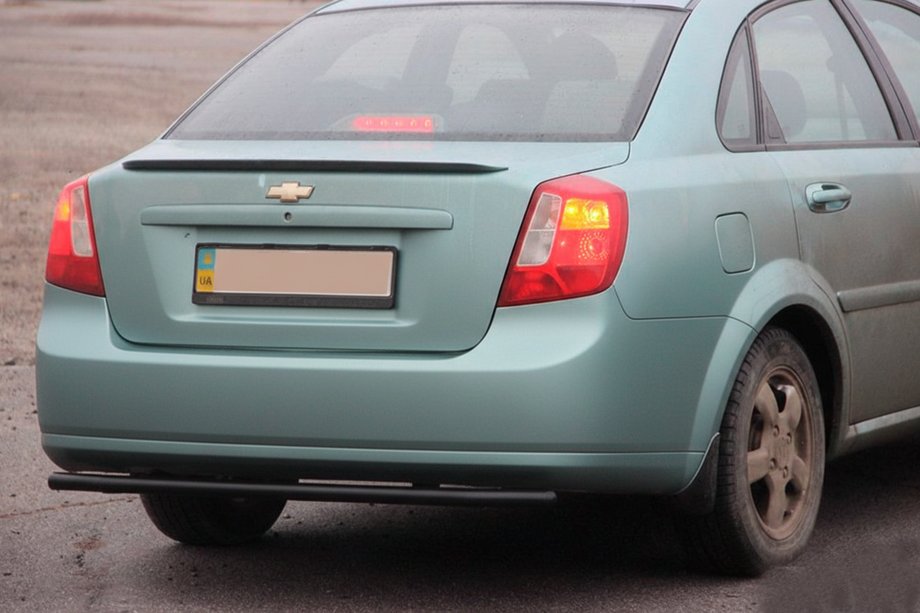 Chevrolet Lacetti 2003–2024 Bageste beskyttelsesbøjle AK002 Black (42 mm, rustfrit stål) Image