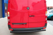 Mercedes Sprinter W906 2006–2018 Bagbeskyttelsesbøjle AK002 Black (rustfrit stål) foto 2