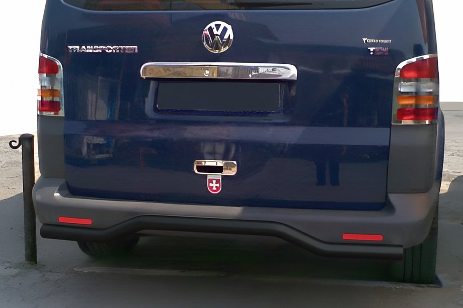 Volkswagen T5 Multivan 2003–2010 Bageste bøjle Wave Black (rustfrit stål) Image