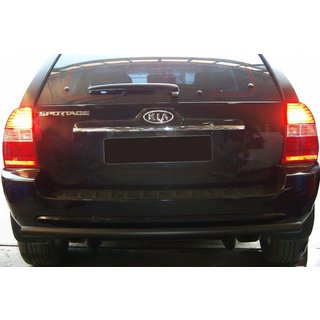 Bageste beskyttelsesbøjle AK002 Black (rustfrit stål) Kia Sportage 2004–2010 foto 3