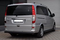 Mercedes Vito W639 2004–2014 Bageste beskyttelsesbøjle AK002 Black (rustfrit stål) foto 6