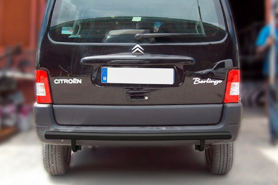Citroen Berlingo 1996–2008 Bagerste beskyttelsesbøjle Black (rustfrit stål) Image