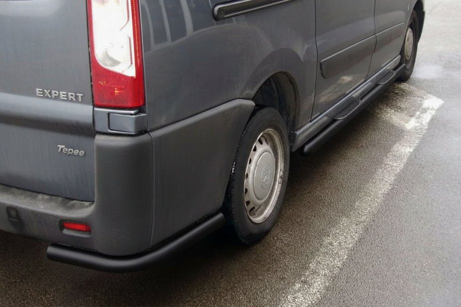 Citroen Jumpy 2007–2017 Bagerste hjørnebøjler Black (2 stk., rustfri) Image