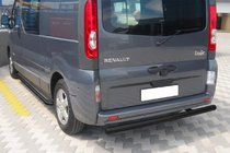Nissan Primastar 2002–2014 Bagerste beskyttelsesbøjle AK002 Black (rustfrit stål) foto 2