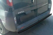 Nissan Primastar 2002–2014 Bagerste beskyttelsesbøjle AK002 Black (rustfrit stål) foto 3