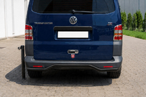 Volkswagen T5 Caravelle 2004–2010 Bageste stylingbøjle bølge AK006 Black (rustfrit stål) foto 1