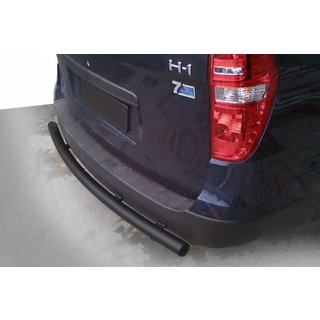 Bageste beskyttelsesbøjle AK002 Black (rustfrit stål) Hyundai H300, H1, Starex 2008–2020