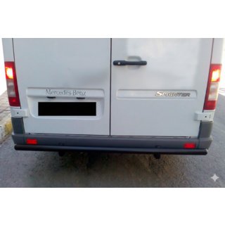 Bageste beskyttelsesbøjle AK002 Black (rustfrit stål) Mercedes Sprinter W901/902/903/904/905 1995–2006
