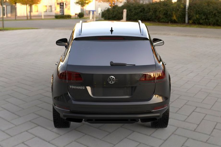 Volkswagen Touareg 2010–2018 Bageste beskyttelsesbøjle Black (rustfri stål) Foto 1