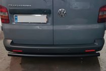 Volkswagen T5 Caravelle 2004–2010 Bageste beskyttelsesbøjle AK002 Black (rustfrit stål) foto 5