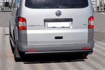 Volkswagen T5 Caravelle 2004–2010 Bageste beskyttelsesbøjle AK002 Black (rustfrit stål) foto 4