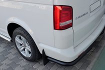 Volkswagen T5 Multivan 2003–2010 Baghjørner AK003 Black (2 stk., rustfrit stål) foto 7