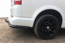 Volkswagen T5 Multivan 2003–2010 Baghjørner AK003 Black (2 stk., rustfrit stål) foto 2