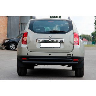 Bageste lige bøjlestang Black (rustfrit stål) Renault Duster 2008–2017 foto 1