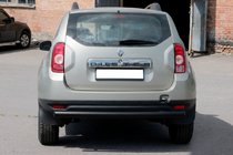 Dacia Duster 2008–2018 Bageste lige bøjlestang Black (rustfrit stål) foto 2