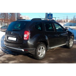 Bageste lige bøjlestang Black (rustfrit stål) Dacia Duster 2008–2018 foto 4