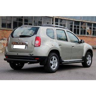 Bageste lige bøjlestang Black (rustfrit stål) Dacia Duster 2008–2018 foto 3