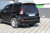 Toyota Land Cruiser Prado 120 2002–2009 Baghjørner AK003 Black (2 stk., rustfrit stål) foto 3