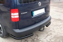 Volkswagen Caddy 2010–2015 Baghjørner AK003 Black (2 stk., rustfrit stål) foto 5