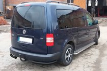 Volkswagen Caddy 2010–2015 Baghjørner AK003 Black (2 stk., rustfrit stål) foto 6