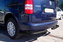 Volkswagen Caddy 2010–2015 Baghjørner AK003 Black (2 stk., rustfrit stål) foto 9