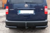 Volkswagen Caddy 2004–2010 Baghjørner AK003 Black (2 stk., rustfrit stål) foto 3