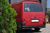 Volkswagen T4 Caravelle/Multivan 1990–2003 Baghjørner AK003 Black (2 stk., rustfrit stål) foto 3