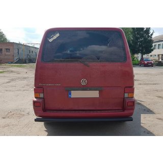 Bageste beskyttelsesbøjle AK002 Black (rustfrit stål) Volkswagen T4 Transporter 1990–2003 foto 4