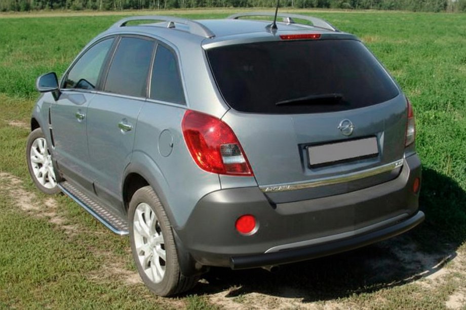 Opel Antara 2006–2017 Bageste beskyttelsesbøjle AK002 Black (rustfrit stål) Image