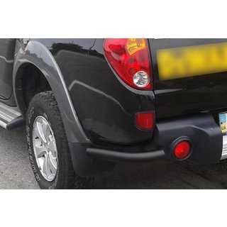 Baghjørnebeskyttere AK003 Black (2 stk., rustfrit stål) Mitsubishi L200 2006–2015 foto 2