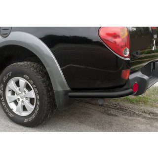 Baghjørnebeskyttere AK003 Black (2 stk., rustfrit stål) Mitsubishi L200 2006–2015 foto 3