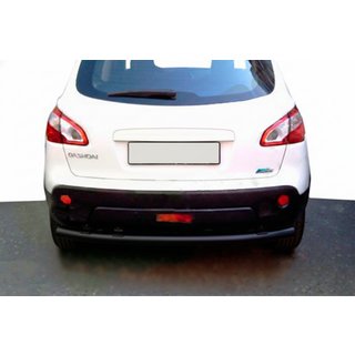 Bageste lige bøjlestang Black (rustfrit stål) Nissan Qashqai 2007–2010 foto 1