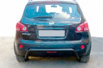 Nissan Qashqai 2007–2010 Bageste rollbar-bøjle AK007 Black (rustfrit stål) foto 1