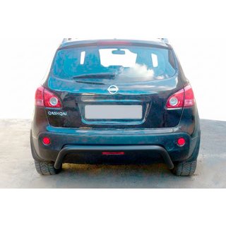 Bageste rollbar-bøjle AK007 Black (rustfrit stål) Nissan Qashqai 2007–2010 foto 1