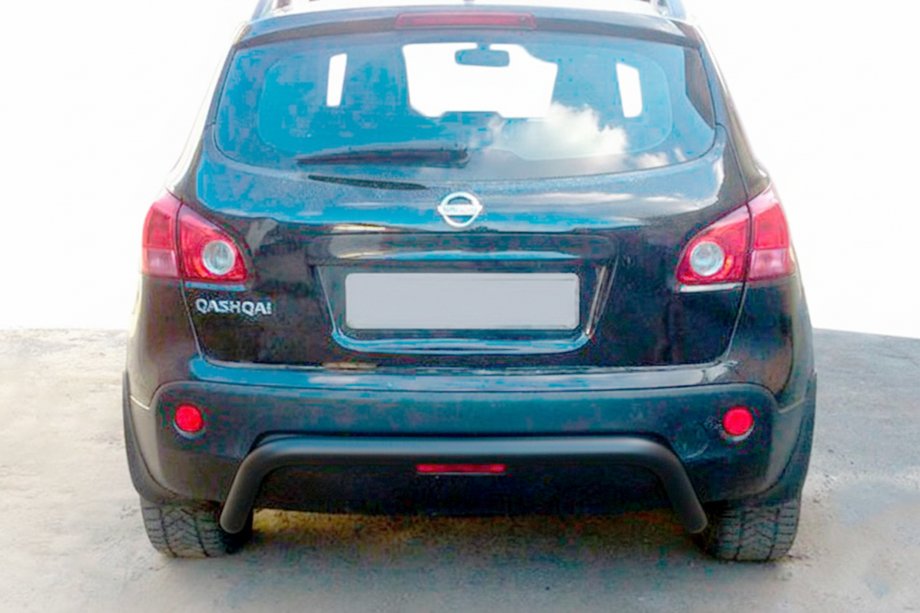 Nissan Qashqai 2007–2010 Bageste rollbar-bøjle AK007 Black (rustfrit stål) Image