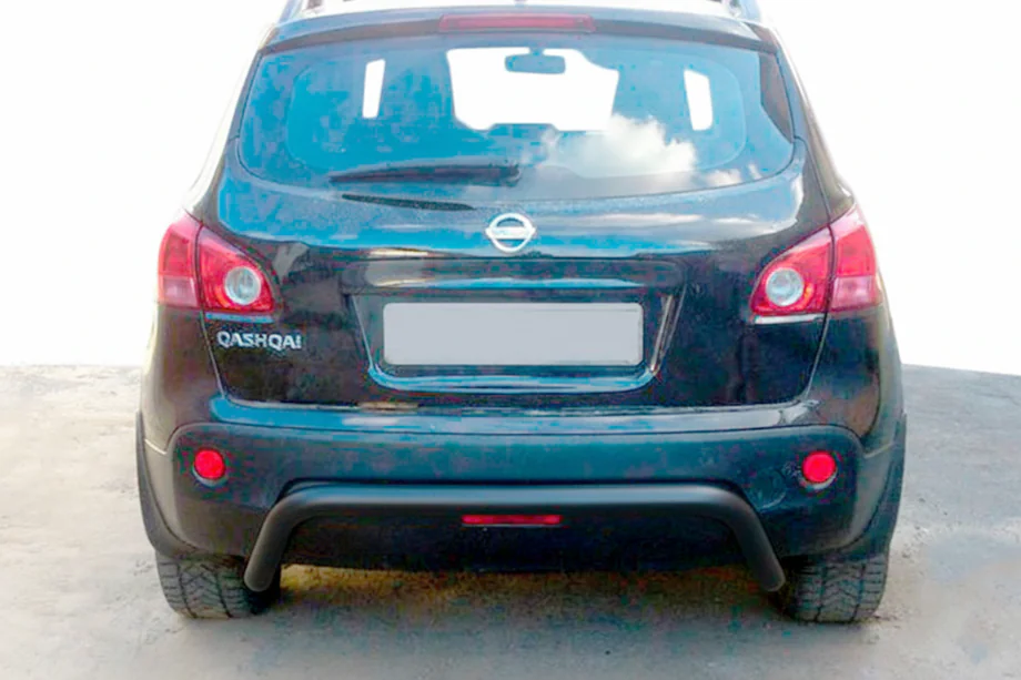 Nissan Qashqai 2010–2014 Bagbøjle AK007 Black (rustfrit stål) Image