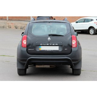 Bageste beskyttelsesbøjle Black (rustfrit stål) Renault Duster 2008–2017 foto 2