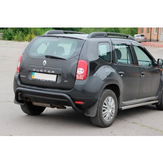 Bageste beskyttelsesbøjle Black (rustfrit stål) Renault Duster 2008–2017 foto 3