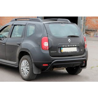 Bageste beskyttelsesbøjle Black (rustfrit stål) Dacia Duster 2008–2018 foto 1