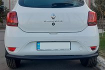 Renault Sandero 2013–2022 Bageste beskyttelsesbøjle AK002 Black (rustfrit stål) foto 1