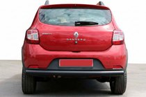 Dacia Sandero 2013–2020 Bageste beskyttelsesbøjle AK002 Black (rustfrit stål) foto 1