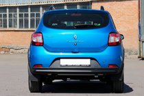 Dacia Sandero 2013–2020 Bageste beskyttelsesbøjle AK002 Black (rustfrit stål) foto 4