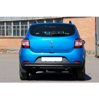 Bageste beskyttelsesbøjle AK002 Black (rustfrit stål) Dacia Sandero 2013–2020 foto 4