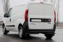 Fiat Doblo II 2010–2022 Bageste hjørnebøjler AK003 Black (rustfrit stål) foto 4