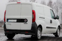 Fiat Doblo II 2010–2022 Bageste hjørnebøjler AK003 Black (rustfrit stål) foto 2