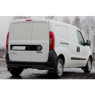 Bageste hjørnebøjler AK003 Black (rustfrit stål) Fiat Doblo II 2010–2022 foto 2