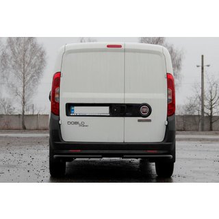 Bageste hjørnebøjler AK003 Black (rustfrit stål) Fiat Doblo II 2010–2022 foto 3
