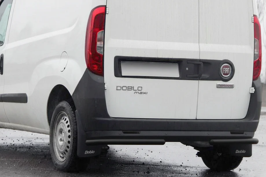Fiat Doblo II 2010–2022 Bageste hjørnebøjler AK003 Black (rustfrit stål) Image